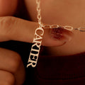 Personalized chain name necklace