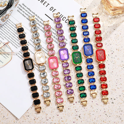Womens Watch Colorful Emerald Green Luxurious And Understated