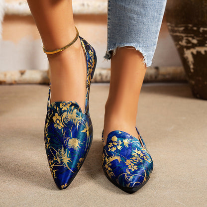 Women’s Flat Pointed-Toe Thin Shoes — Casual Everyday Flats