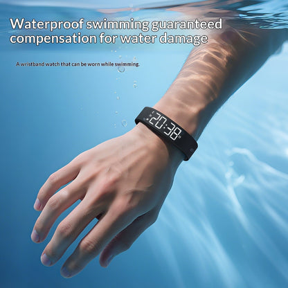 Smart Sports Watch For Men And Women Waterproof With Timing Function Silent Vibration Alarm And An Electronic Wristband