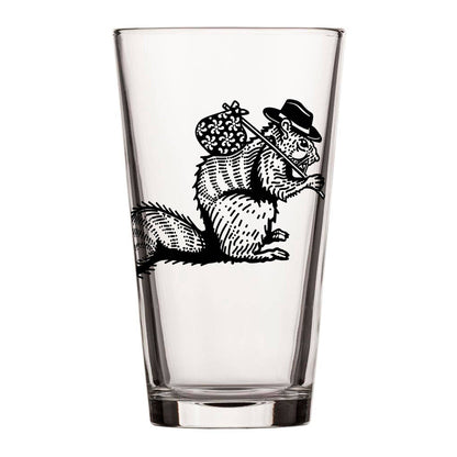 Squirrel Pint Glass – 16oz