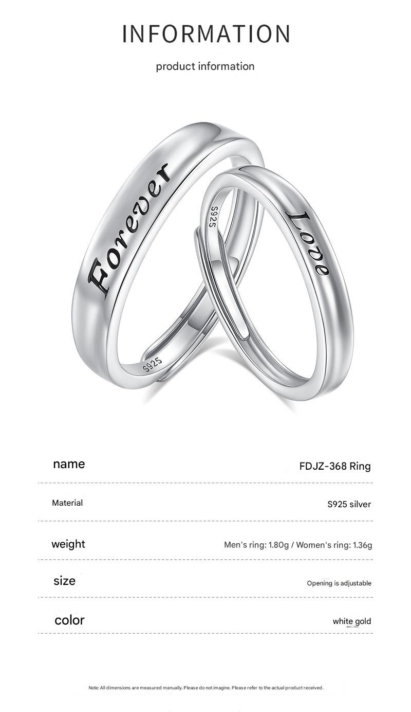 Forever-Love Eternal Love Couple Ring