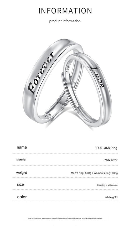 Forever-Love Eternal Love Couple Ring