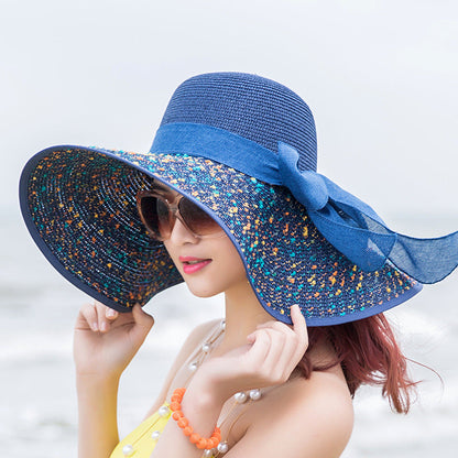Beach Hat With Large Foldable Rim