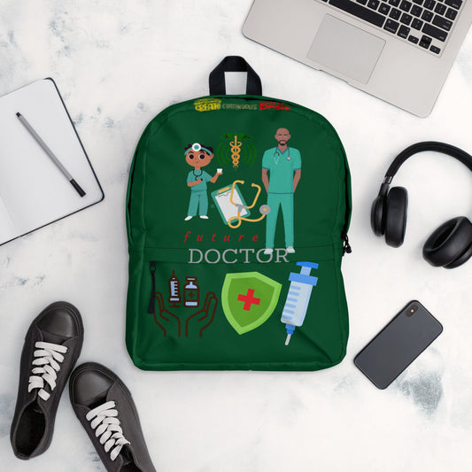 Young Gifted Black Future Doctor Backpack for Boys