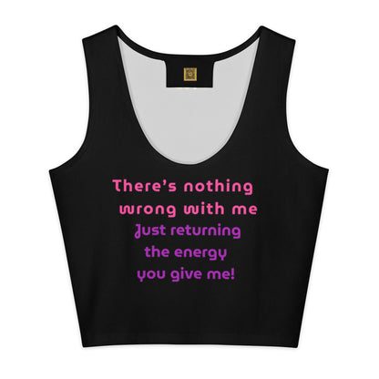 Same Energy Crop Top