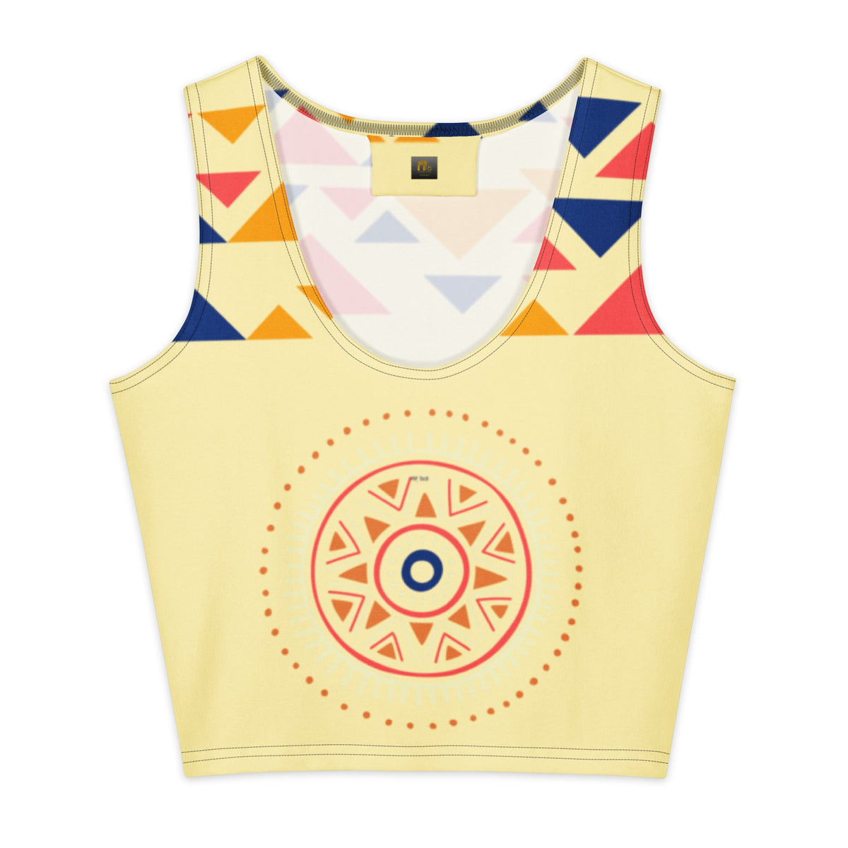 Tribal Circle Crop Top