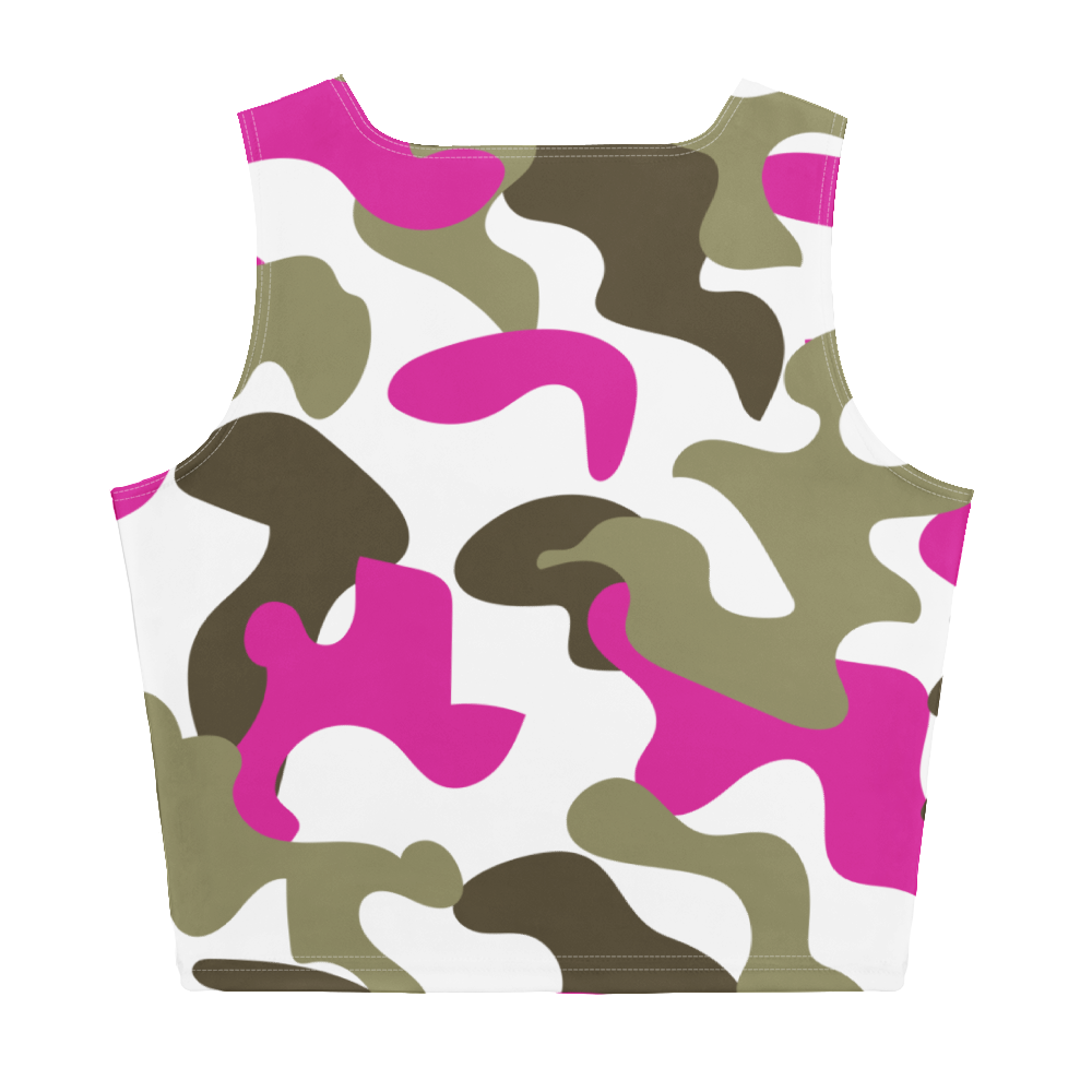 Pink Camo Crop Top
