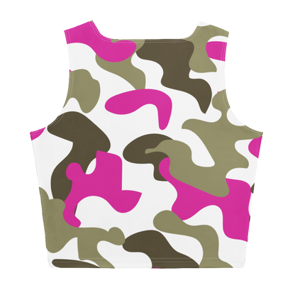 Pink Camo Crop Top