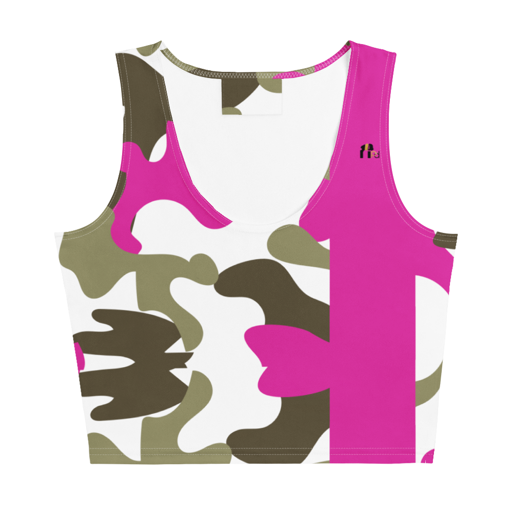 Pink Camo Crop Top