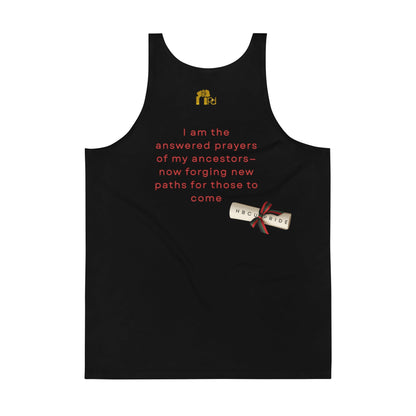 HBCU Educated Unisex Tank Top