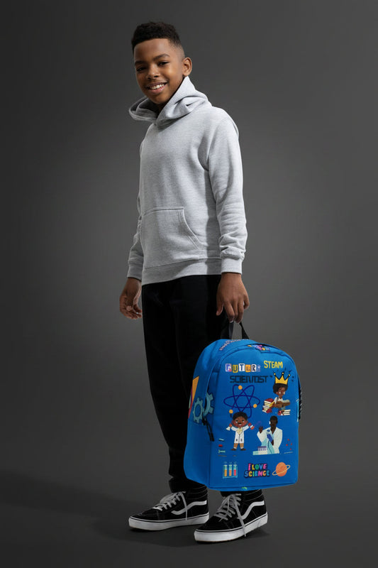 Young Gifted Black Future Scientist Backpack for Boys