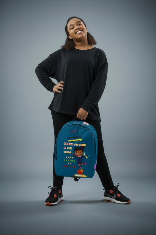 Young Gifted Black Keep Moving Forward Proud Future HBCU Grad Backpack