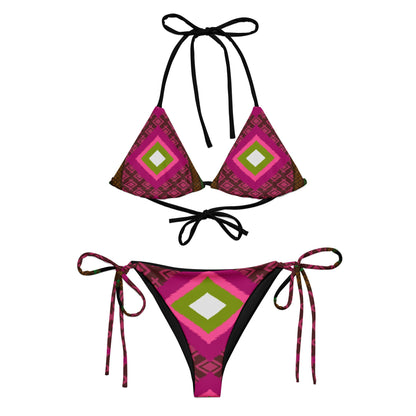 Electric Oasis String Bikini