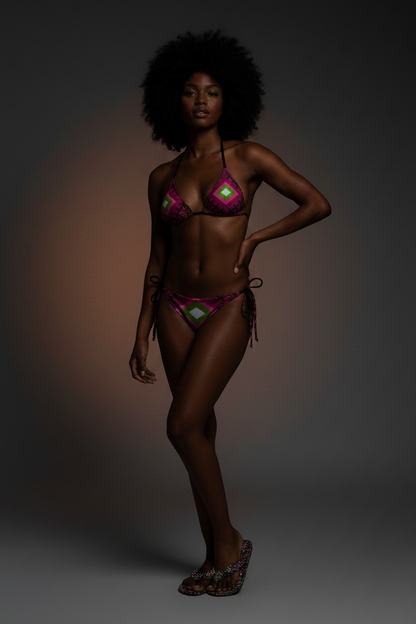 Electric Oasis String Bikini