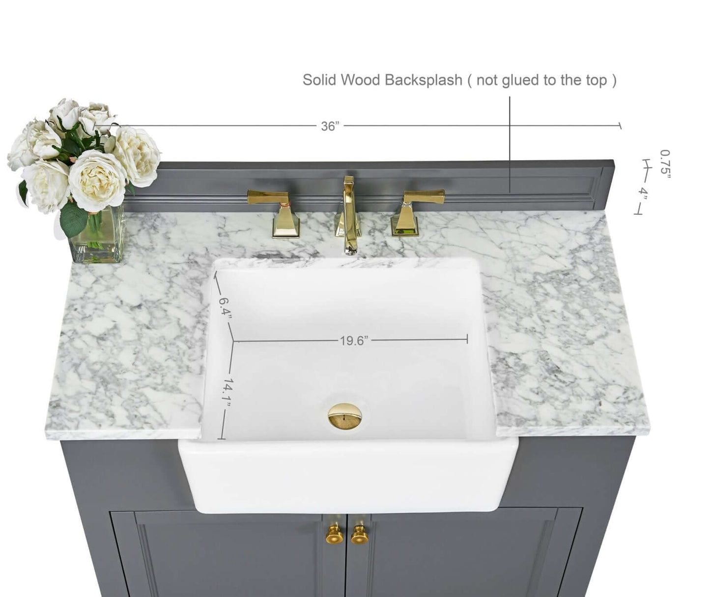 Adeline 36" Bath Vanity Set
