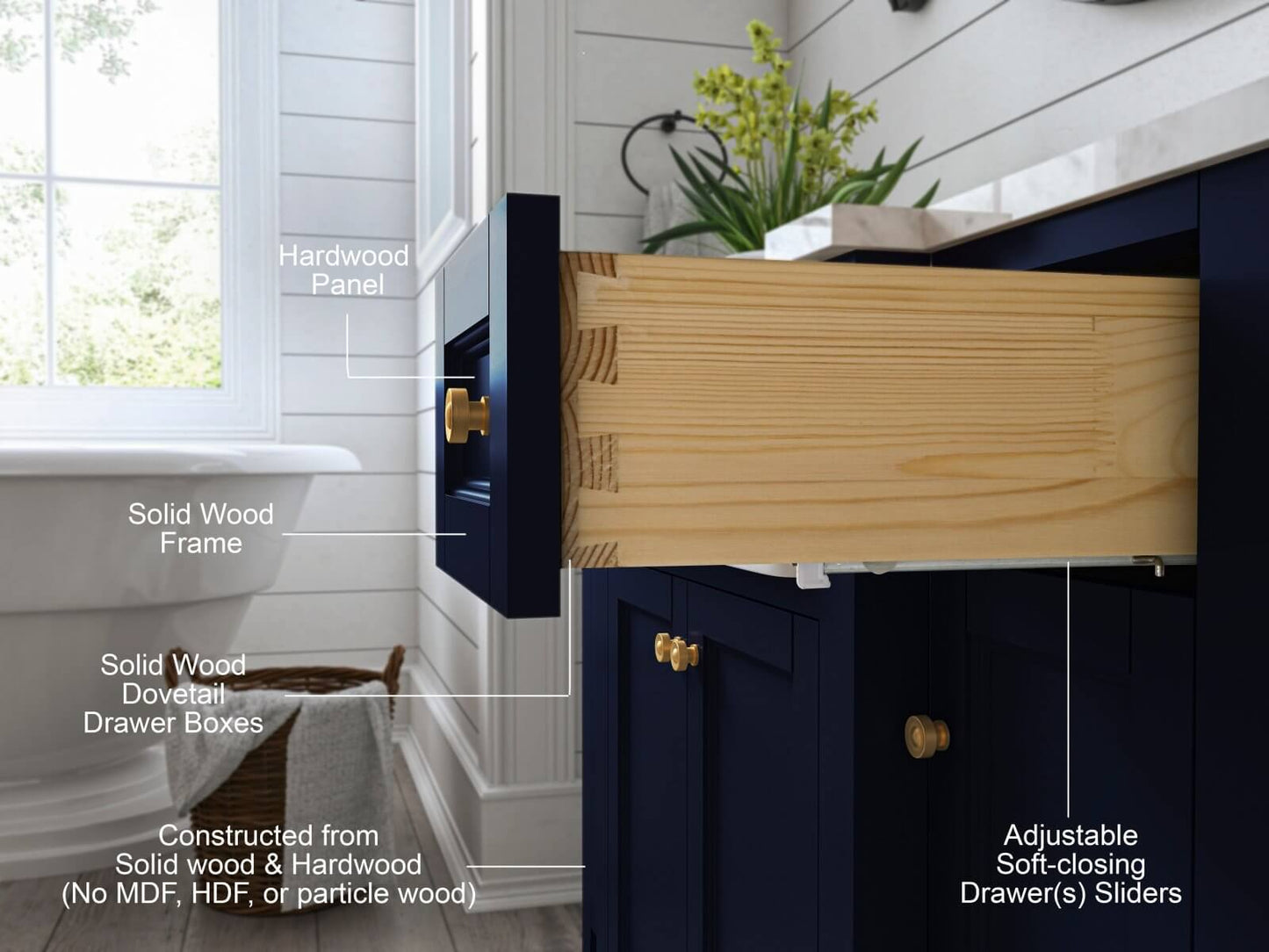 Adeline 48" Bath Vanity Set