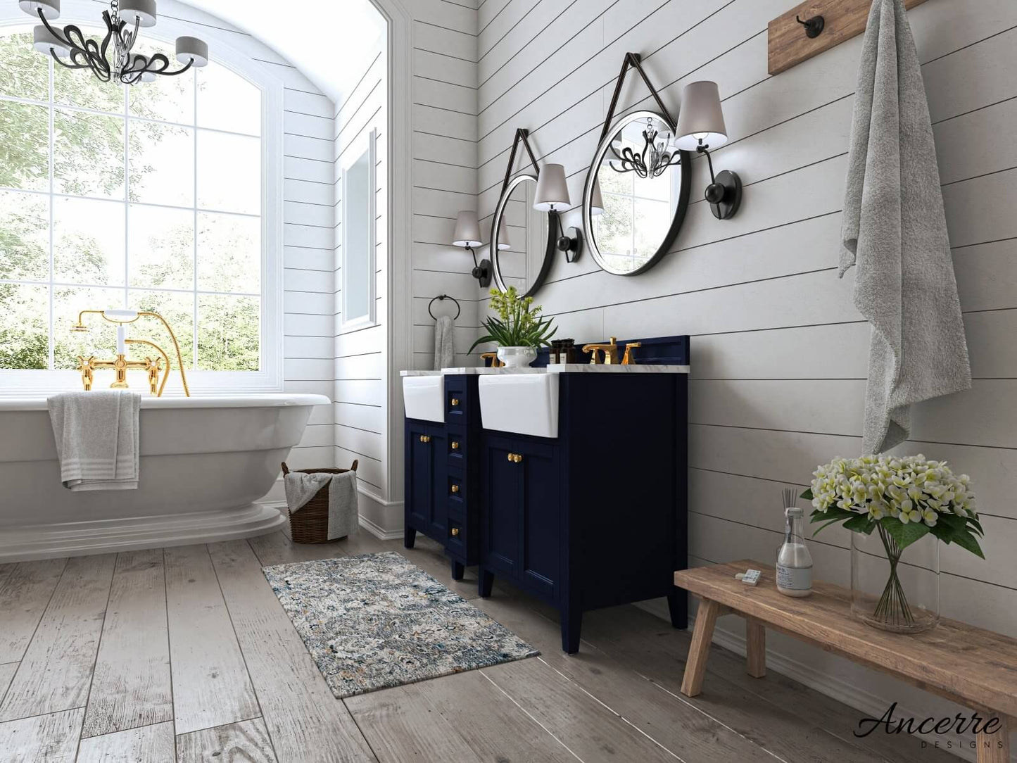 Adeline 60" Bath Vanity Set