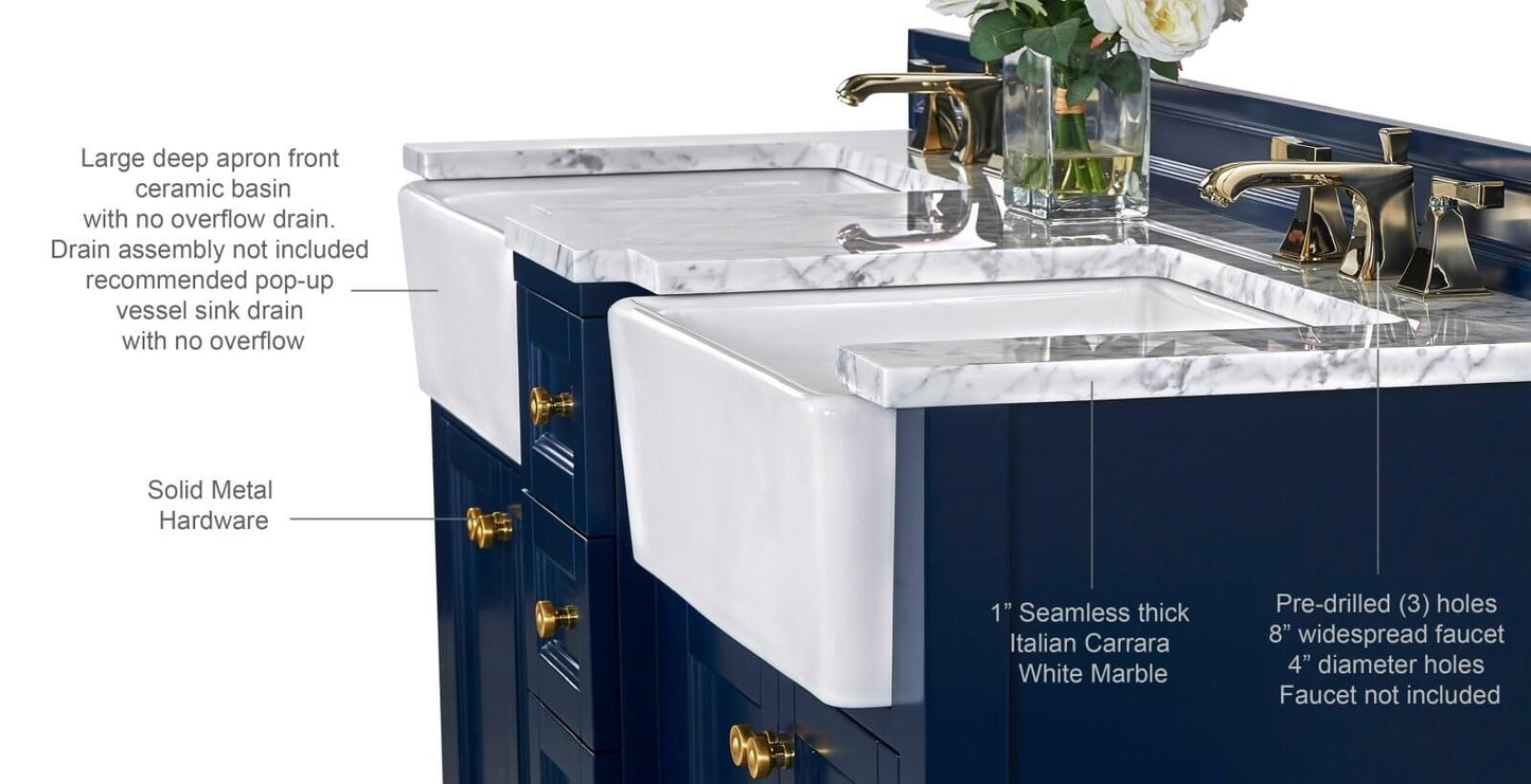 Adeline 60" Bath Vanity Set