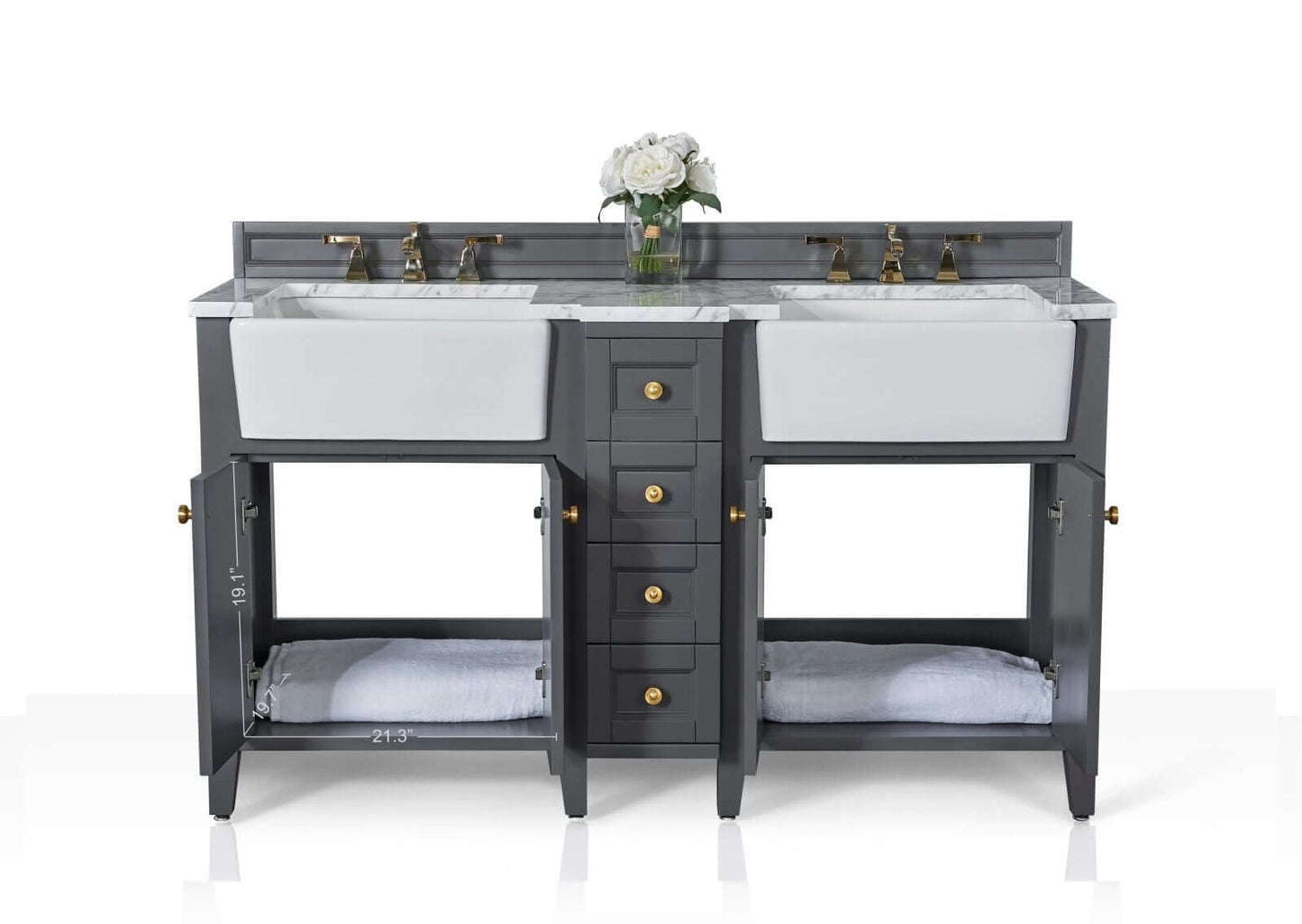 Adeline 60" Bath Vanity Set