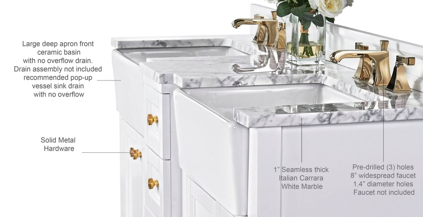 Adeline 60" Bath Vanity Set