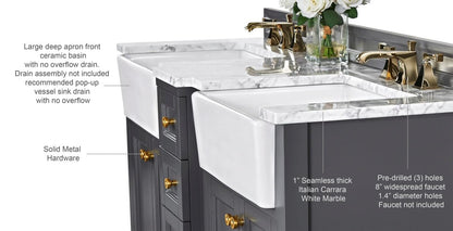 Adeline 60" Bath Vanity Set