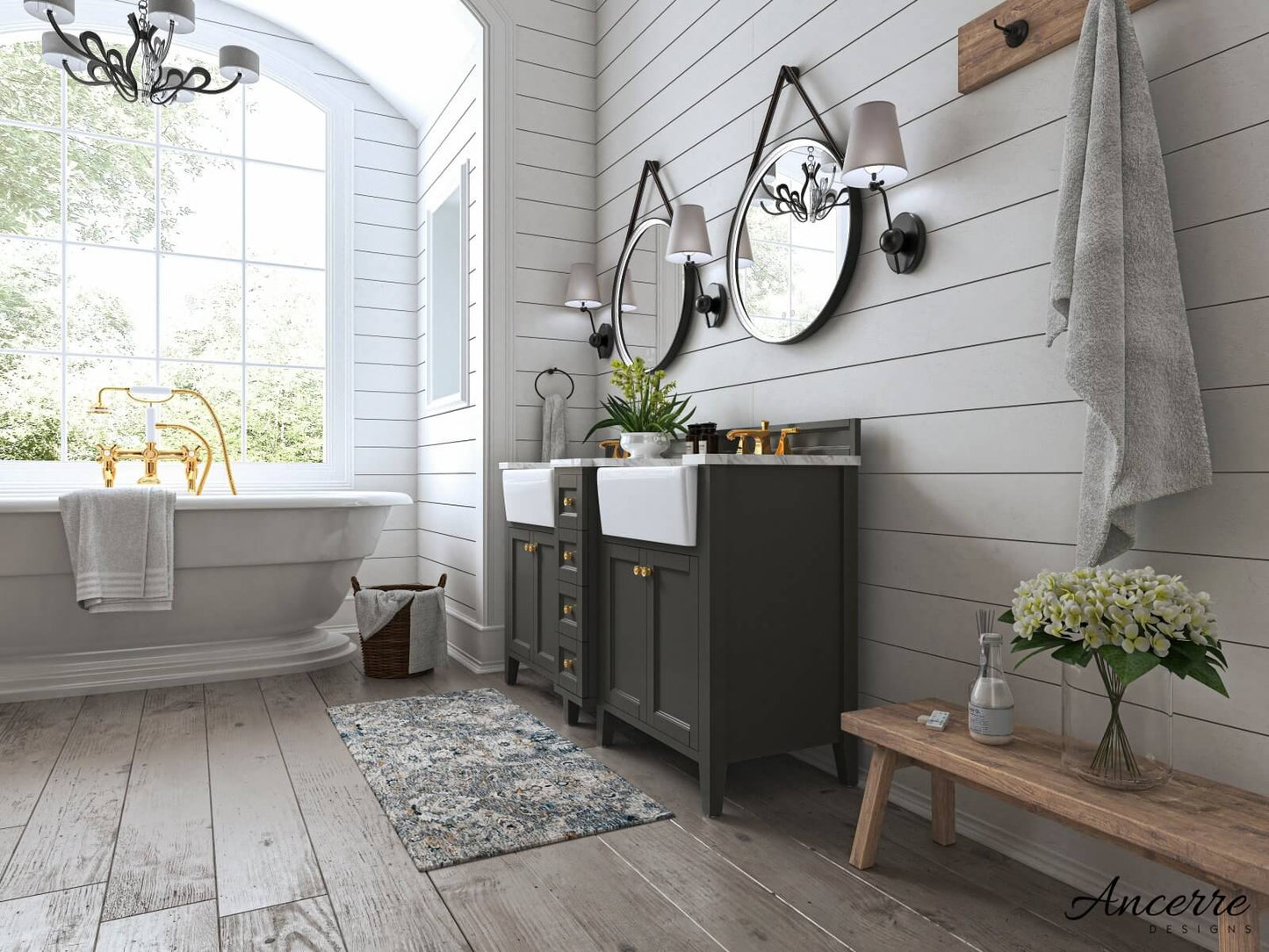 Adeline 60" Bath Vanity Set