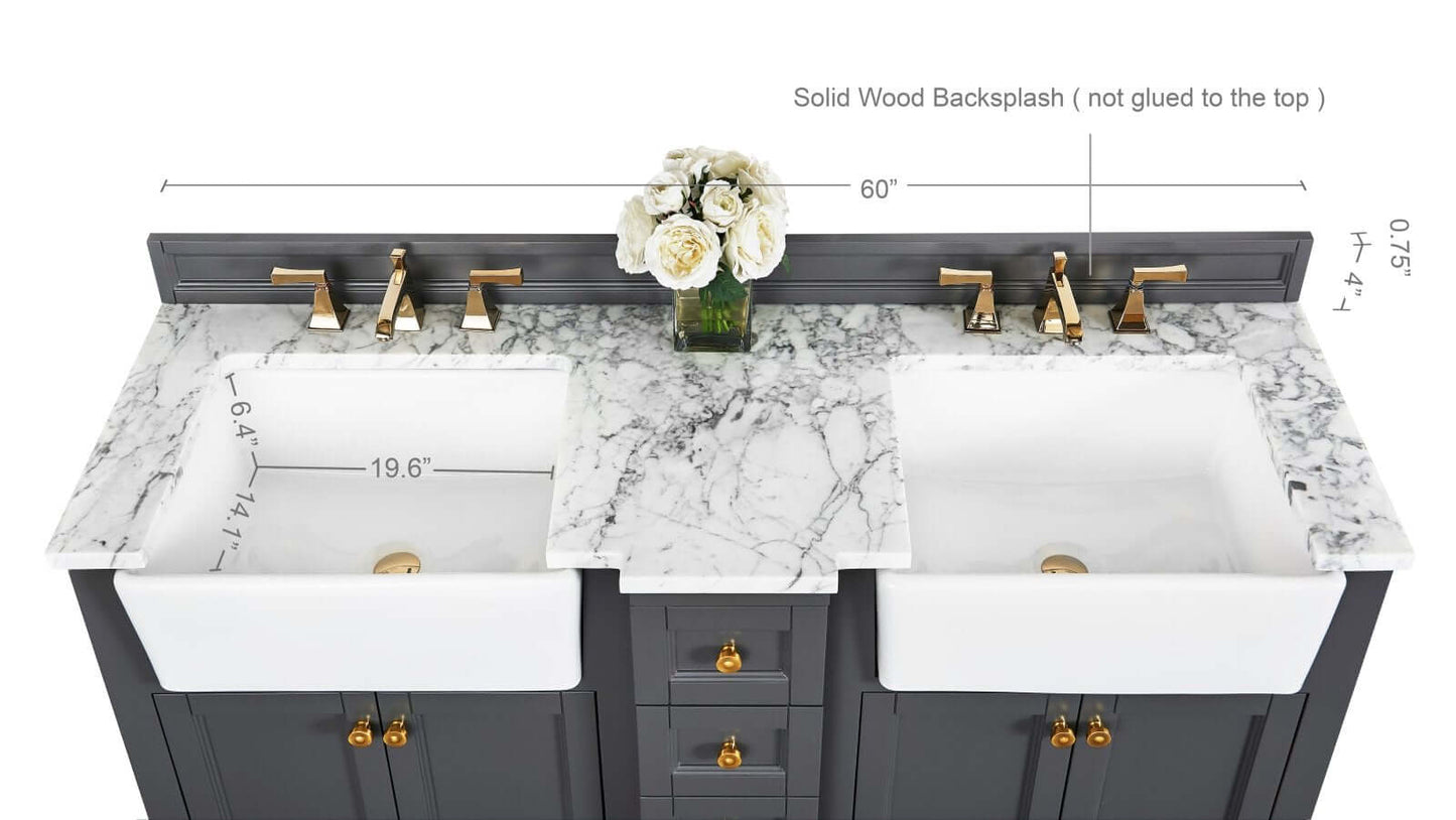 Adeline 60" Bath Vanity Set