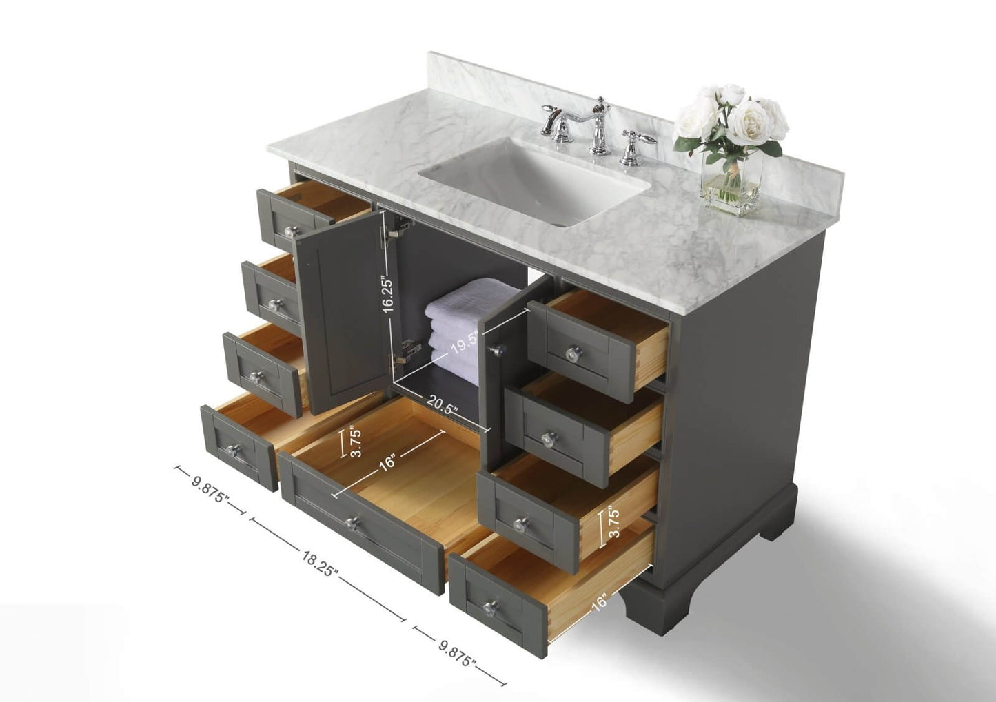 Audrey 48" Bath Vanity Set