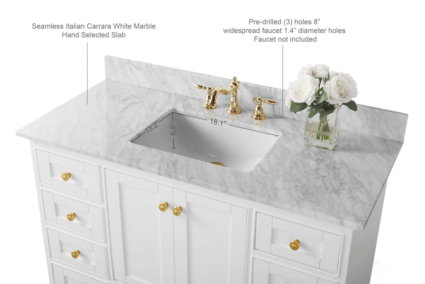 Audrey 48" Bath Vanity Set