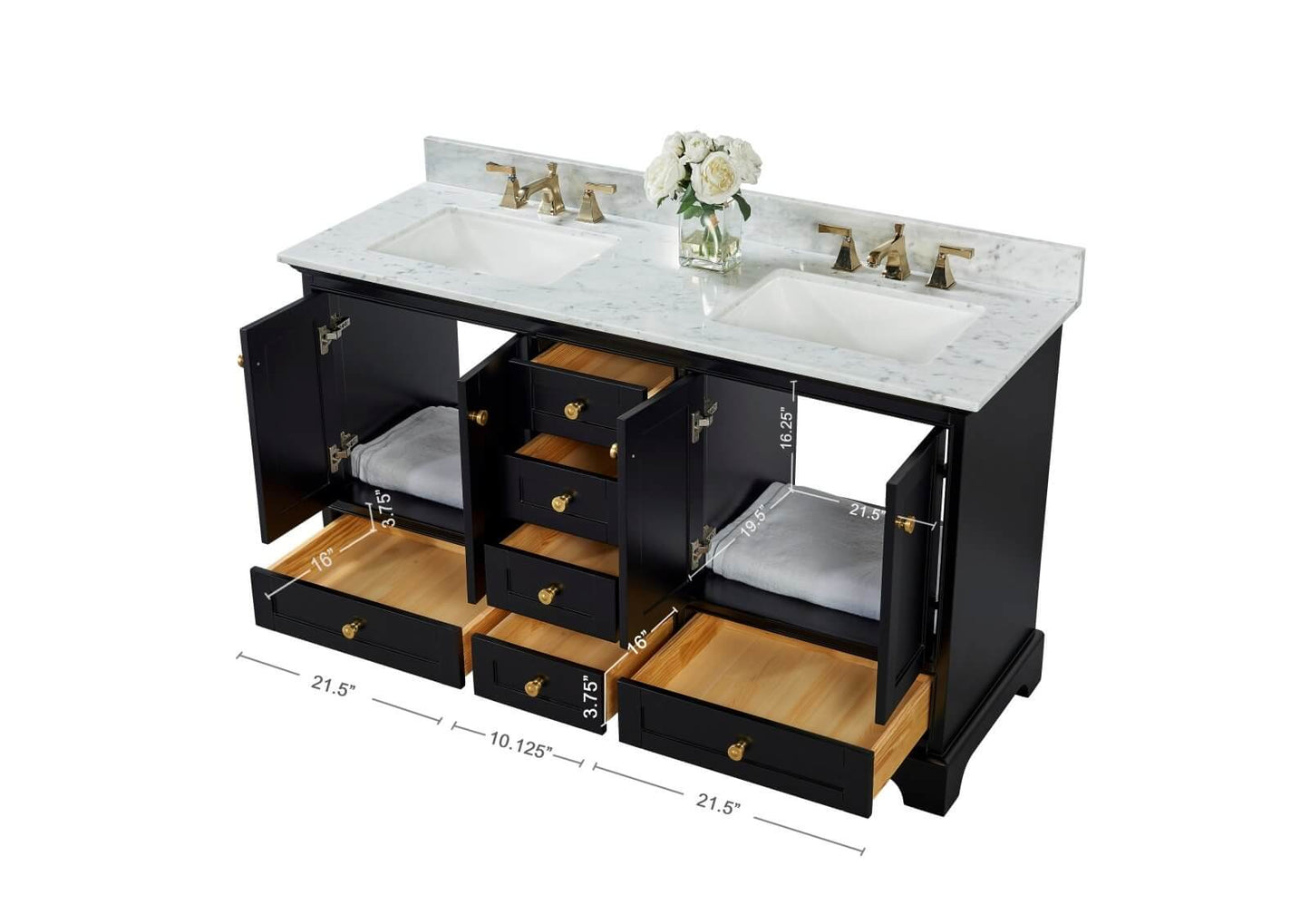 Audrey 60" Bath Vanity Set