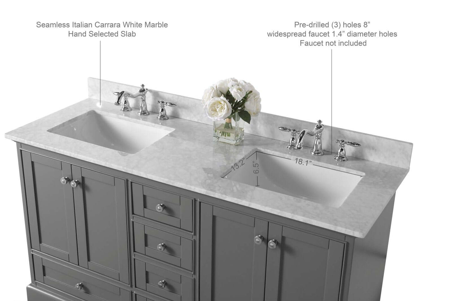 Audrey 60" Bath Vanity Set