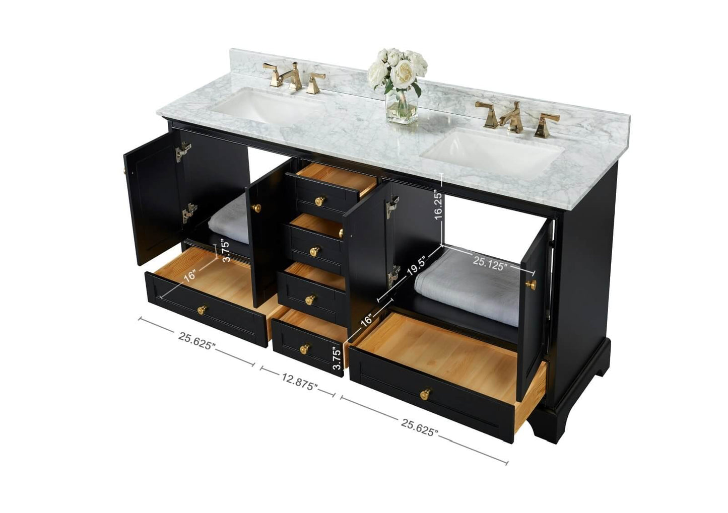 Audrey 72" Bath Vanity Set