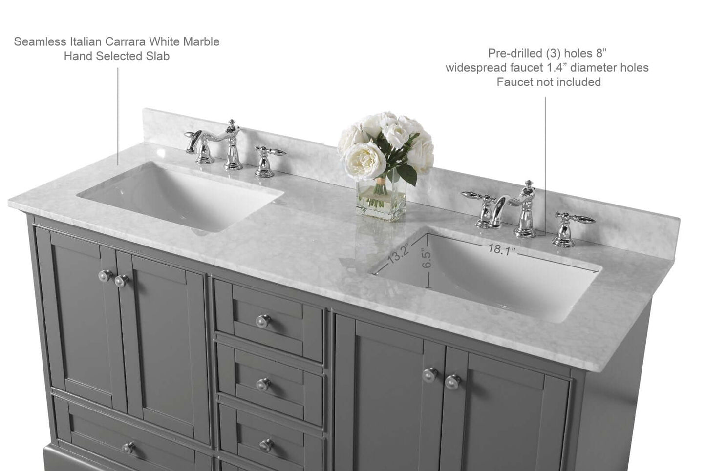 Audrey 72" Bath Vanity Set