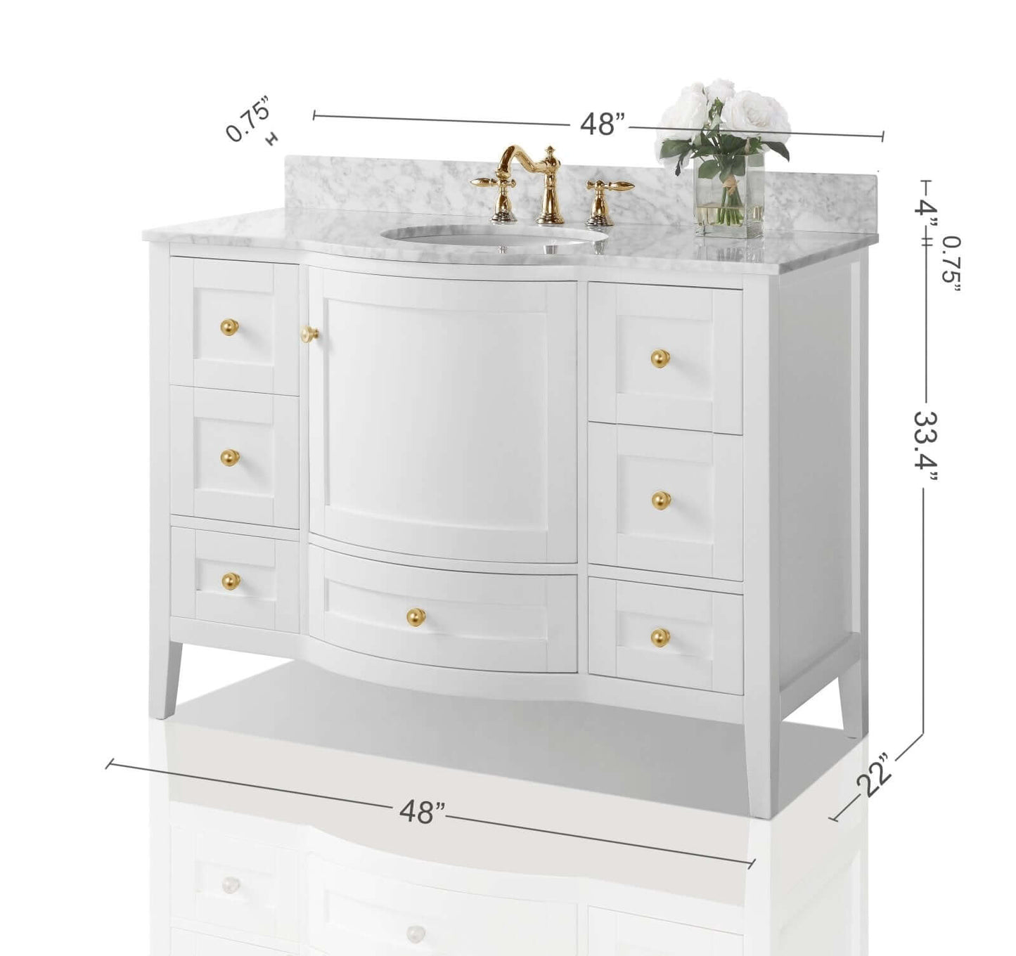 Lauren 48" Bath Vanity Set
