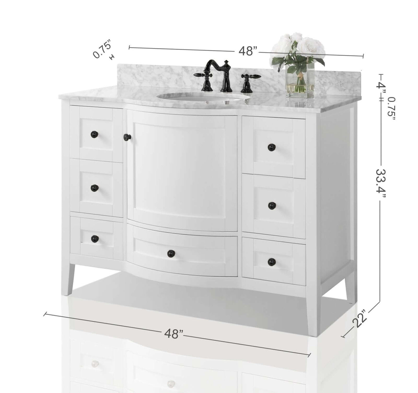 Lauren 48" Bath Vanity Set
