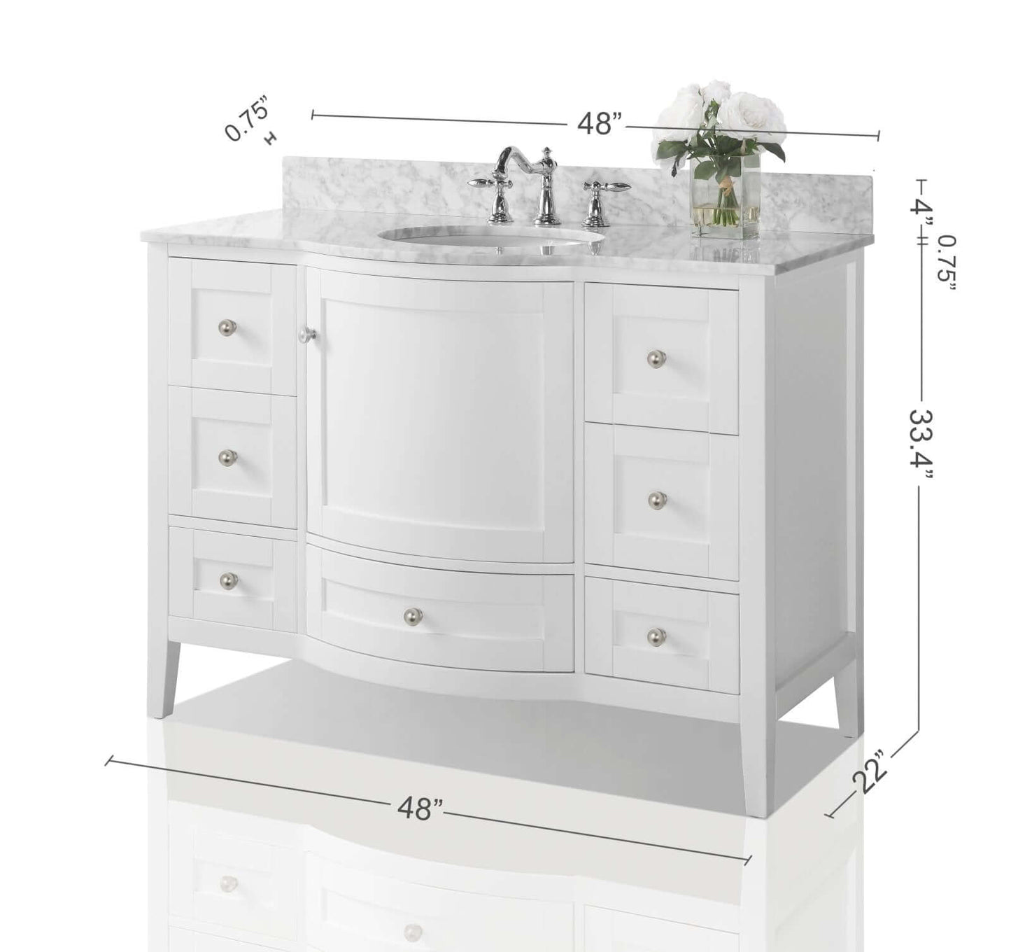 Lauren 48" Bath Vanity Set