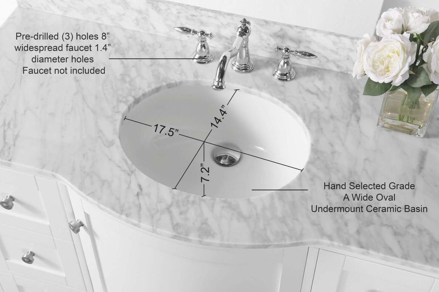 Lauren 48" Bath Vanity Set