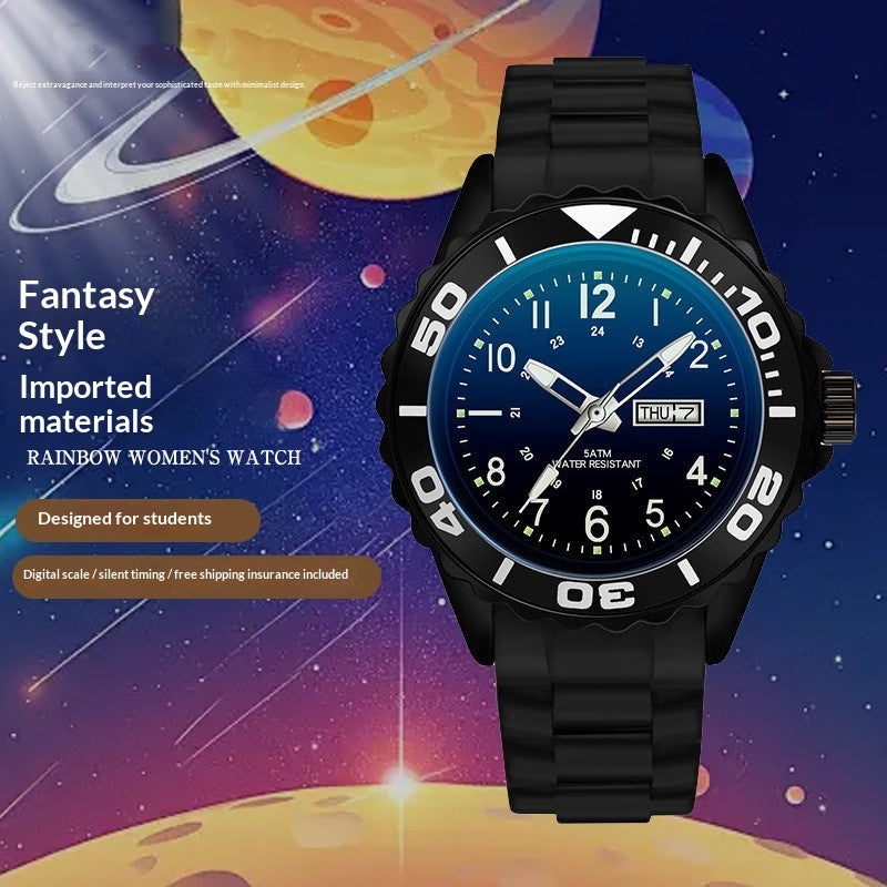 Compact Quartz Sports Smart Couples Electronic Watch For Women