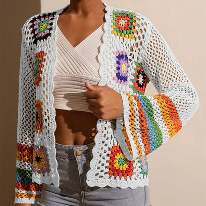 Women's Elegant Crochet Cardigan