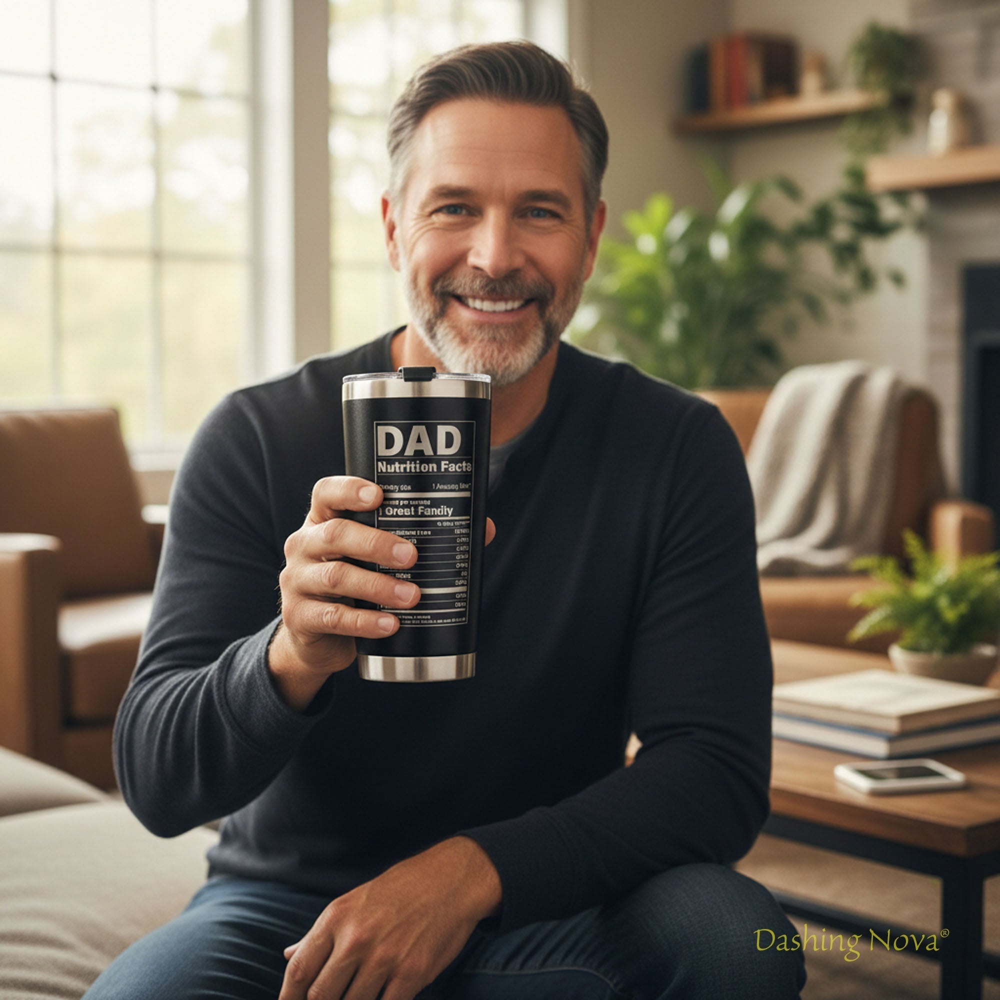 Best Dad Ever Tumbler 20oz Stainless Steel Father's Day Gift