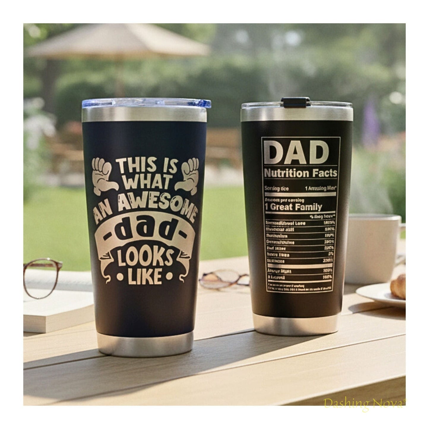 Best Dad Ever Tumbler 20oz Stainless Steel Father's Day Gift