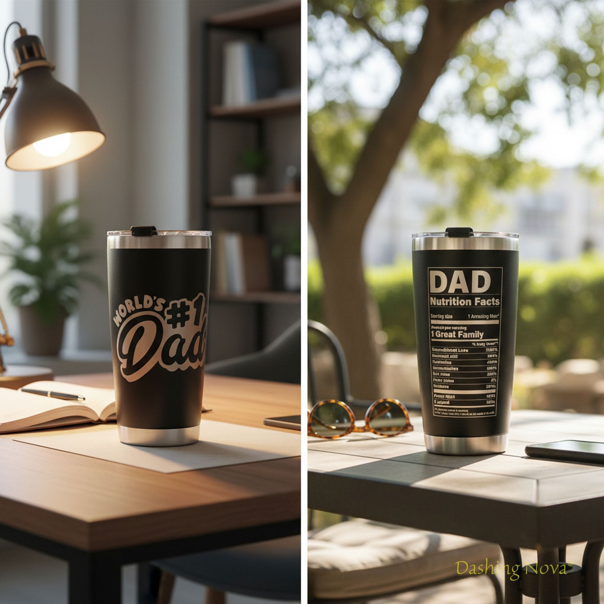 Best Dad Ever Tumbler 20oz Stainless Steel Father's Day Gift