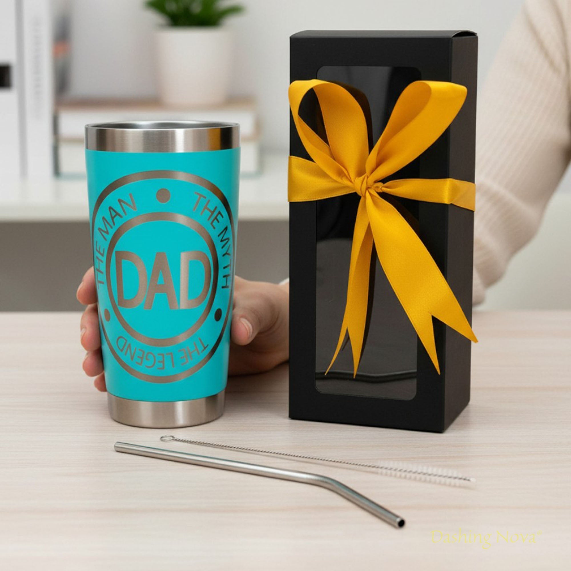 Best Dad Ever Tumbler 20oz Stainless Steel Father's Day Gift
