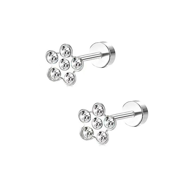 Stainless Steel Basic Piercing Jewelry Set