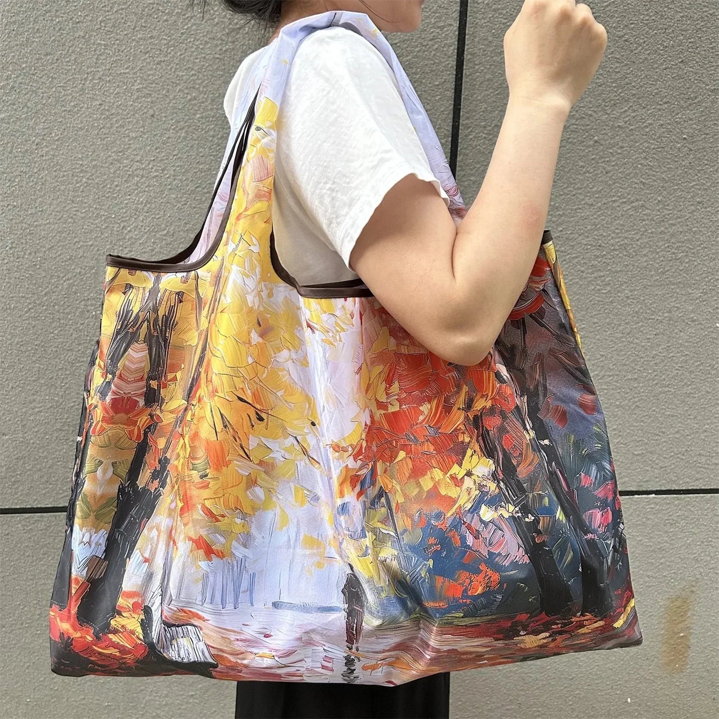 Big Pocket Nylon Grocery Grocery or Shopping Bag