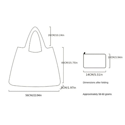 Big Pocket Nylon Grocery Grocery or Shopping Bag