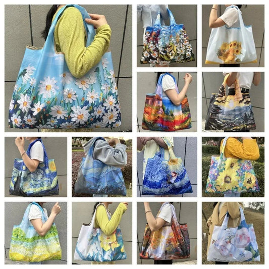 Big Pocket Nylon Grocery Grocery or Shopping Bag