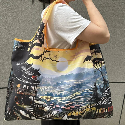 Big Pocket Nylon Grocery Grocery or Shopping Bag