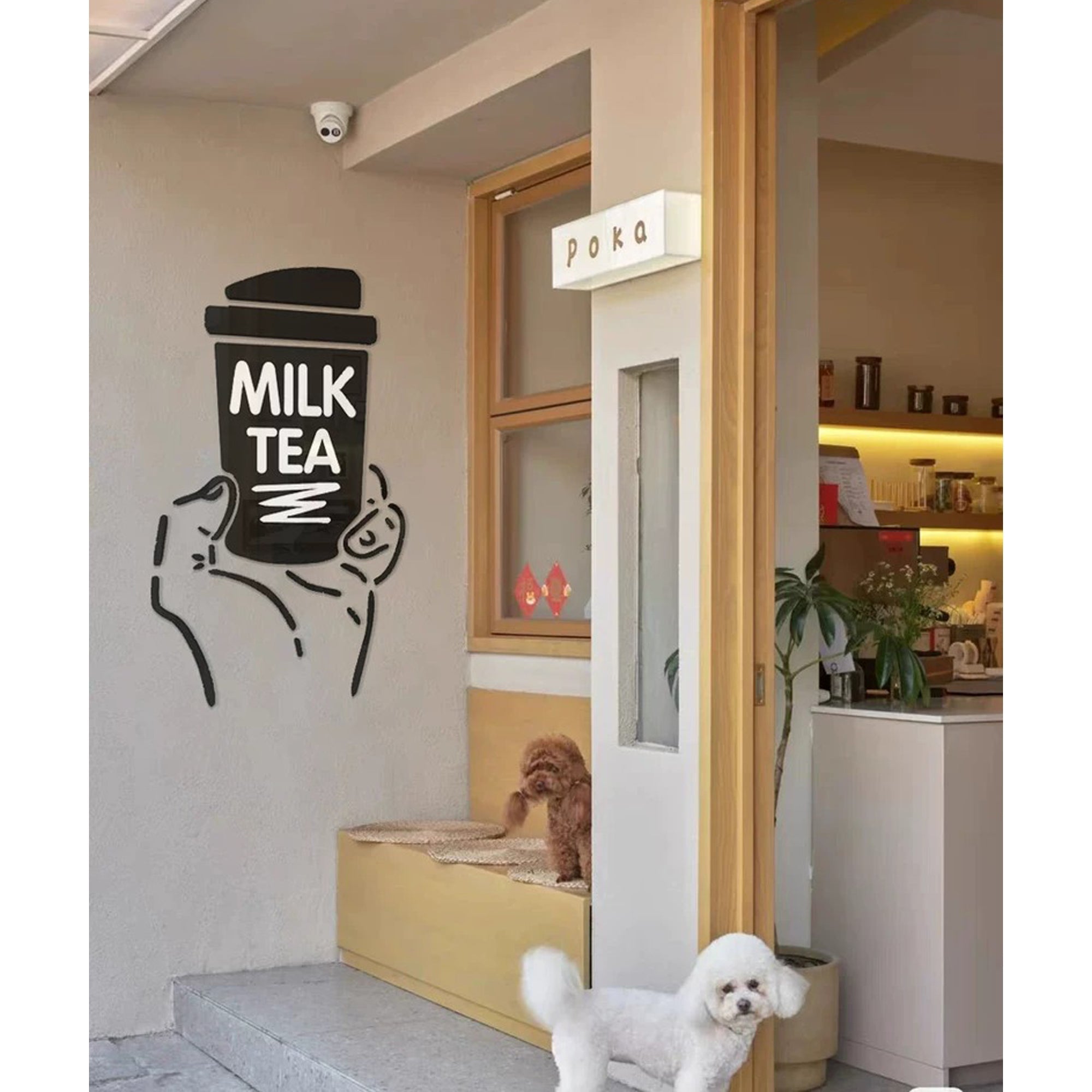 Boba Wall Art Decor – Acrylic Cafe and Tea Shop Decoration